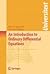 An Introduction to Ordinary Differential Equations