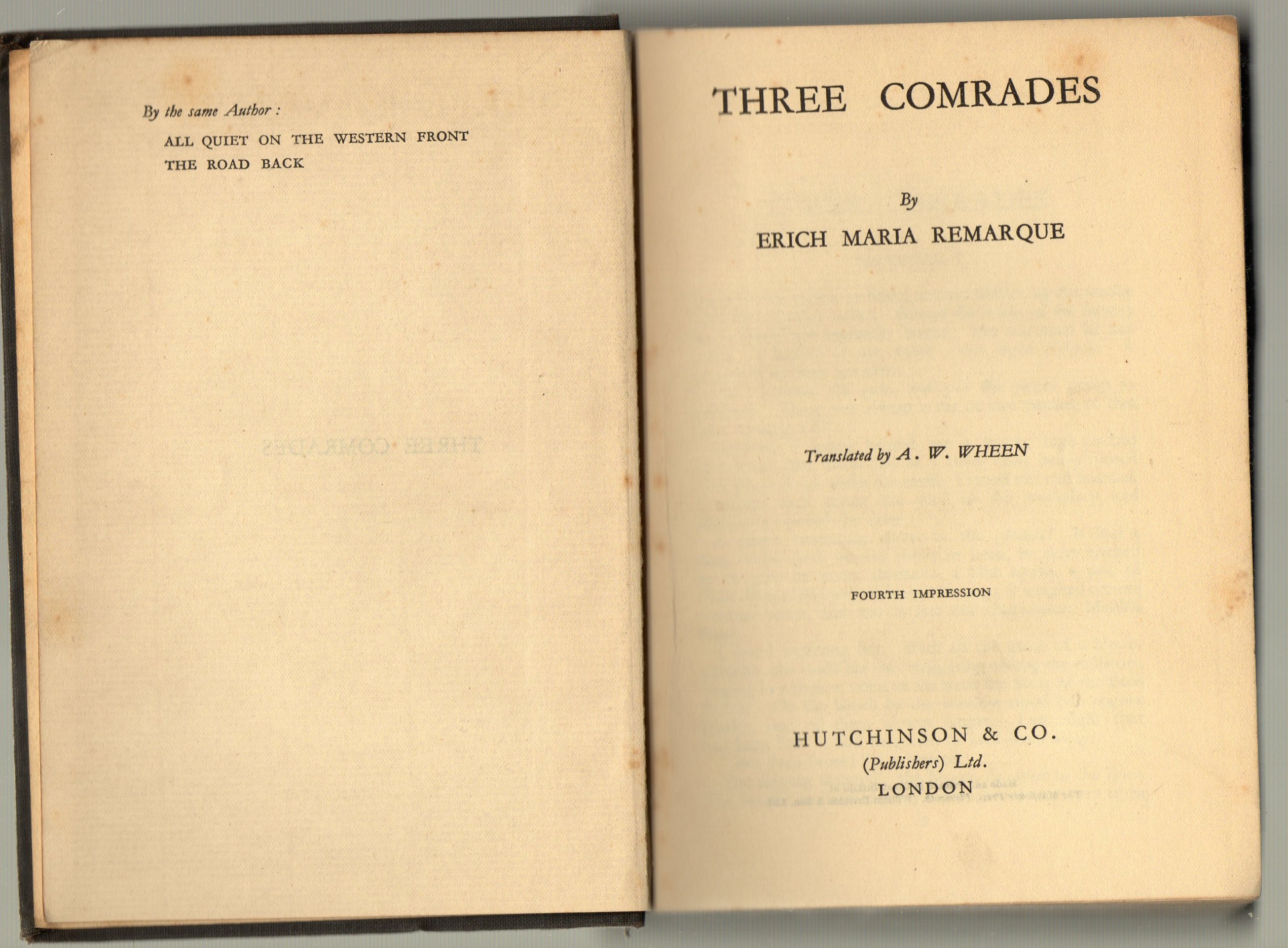Three Comrades