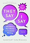 "They Say / I Say"