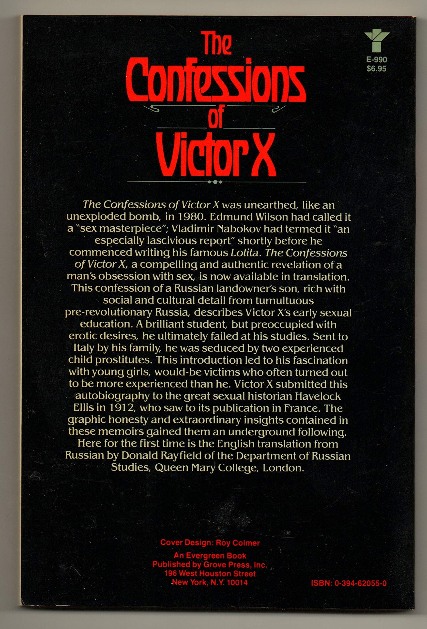 Confessions of Victor X