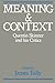 Meaning and Context: Quentin Skinner and His Critics