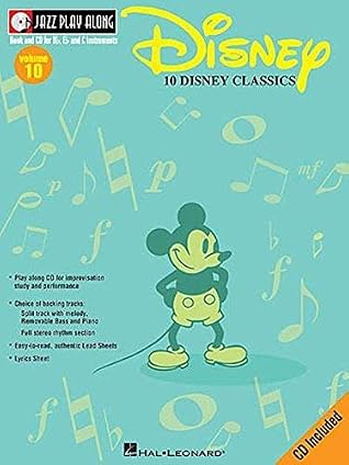 [JAZZ PLAY ALONG VOLUME 10 DISNEY CLASSICS BFLATINST BOOK/CD] [Author: Various] [April, 2003]