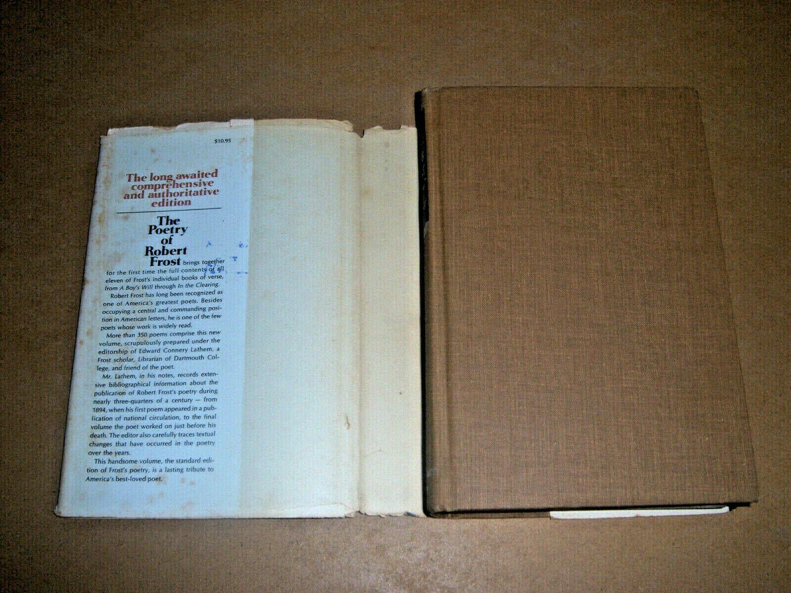 RARE THE POETRY OF Robert Frost - 1st/1st edition stated HCDJ 1969 - poems complete