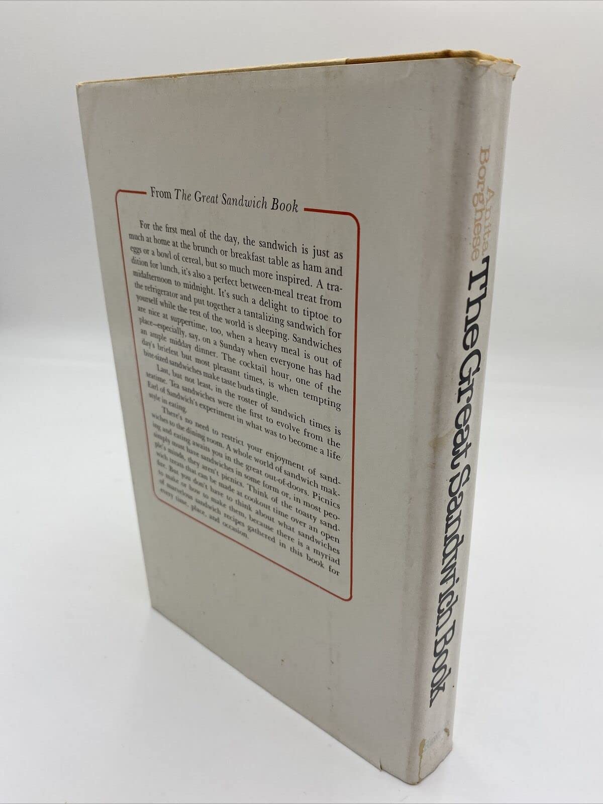 The great sandwich book: The relaxed way to entertain for brunch, lunch, picnics, cookouts, snacks, teatime, cocktails, and more (Hardcover)