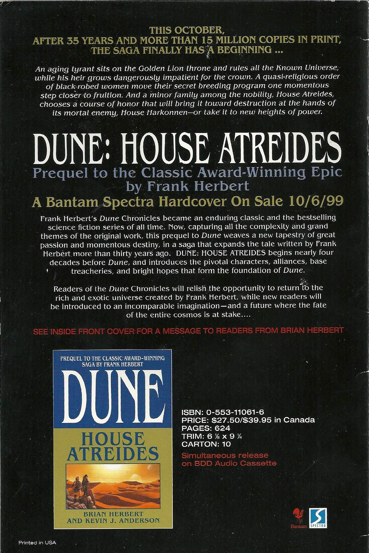 Dune House Atreides Special Pre-publication Excerpt