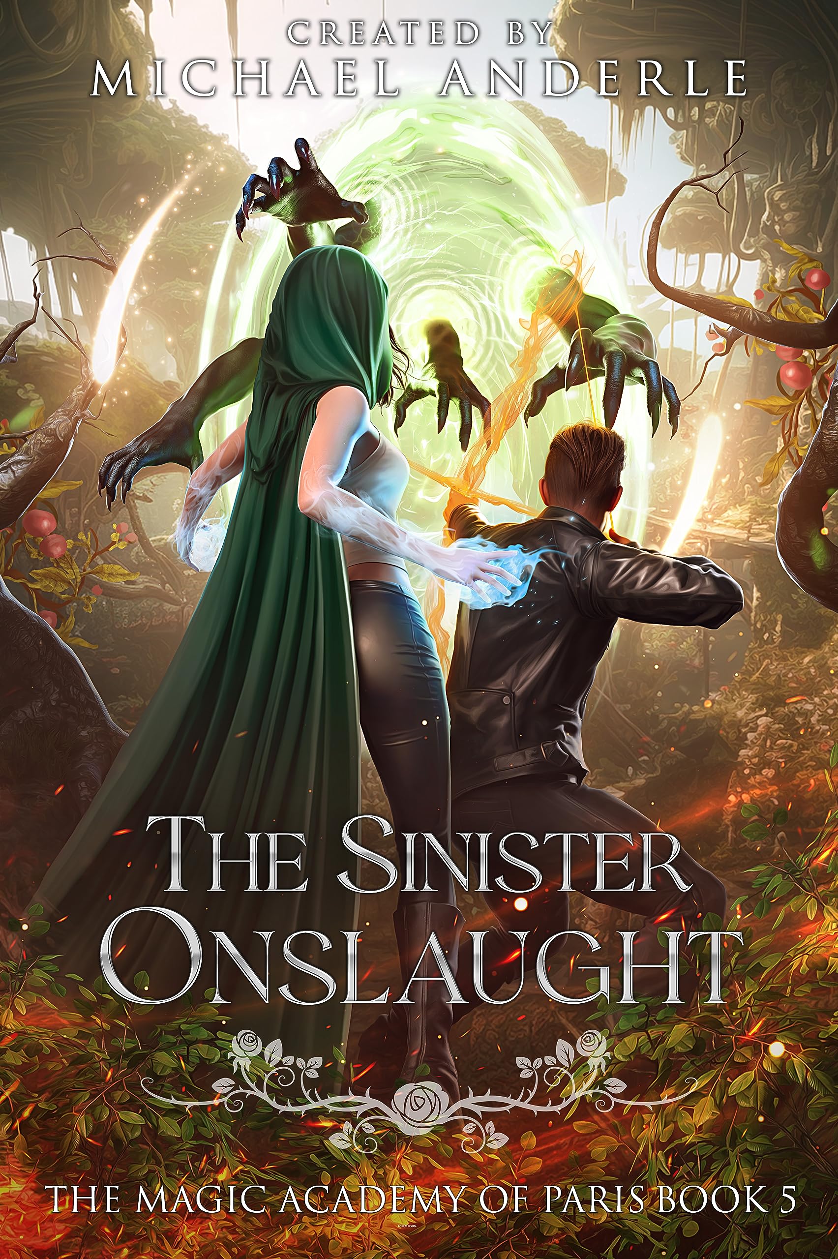 The Sinister Onslaught (The Magic Academy of Paris #5)