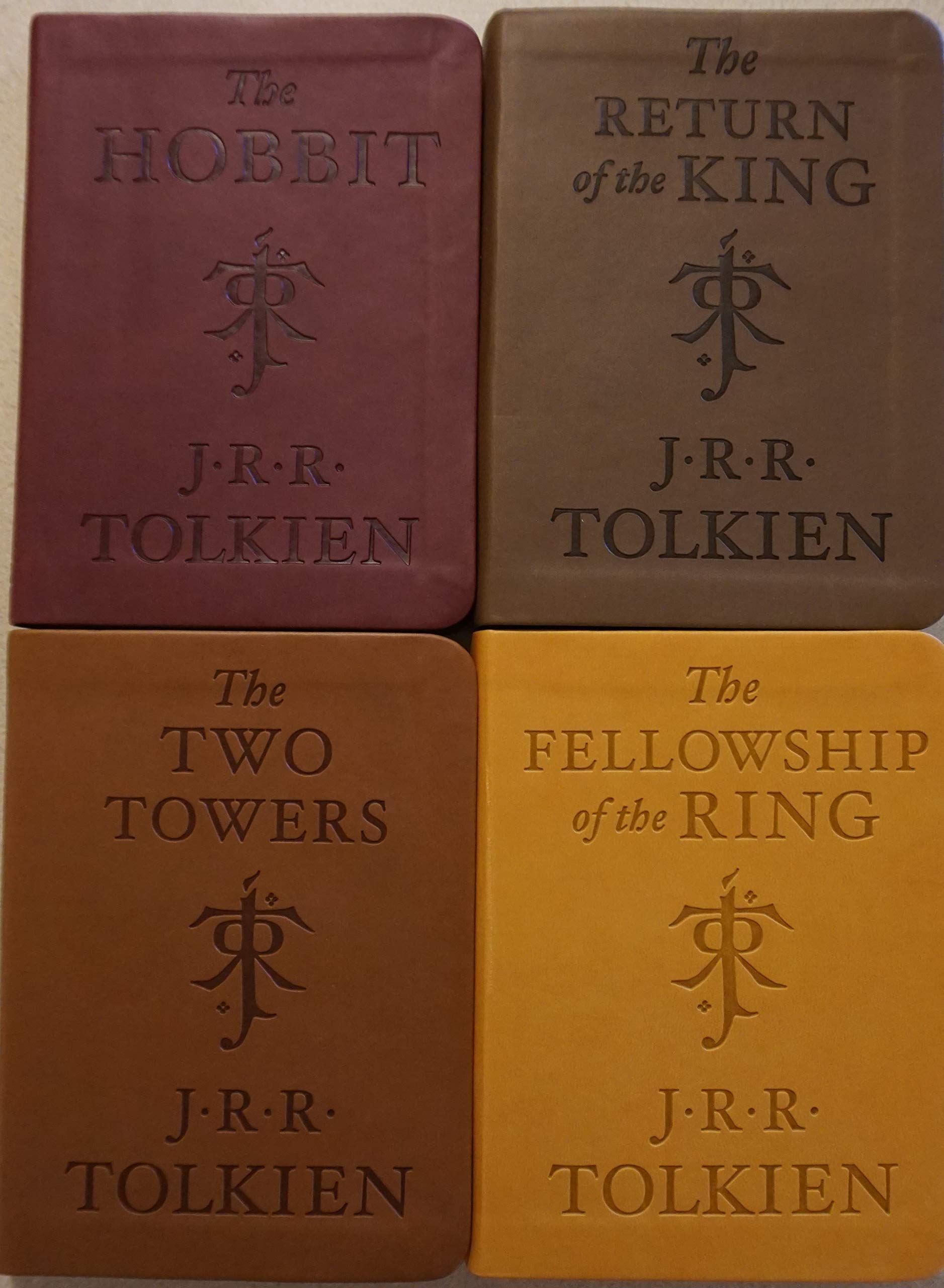 LORD OF THE RINGS,THE HOBBIT - SUEDE LEATHER SOFTCOVER LOT (Paperback)