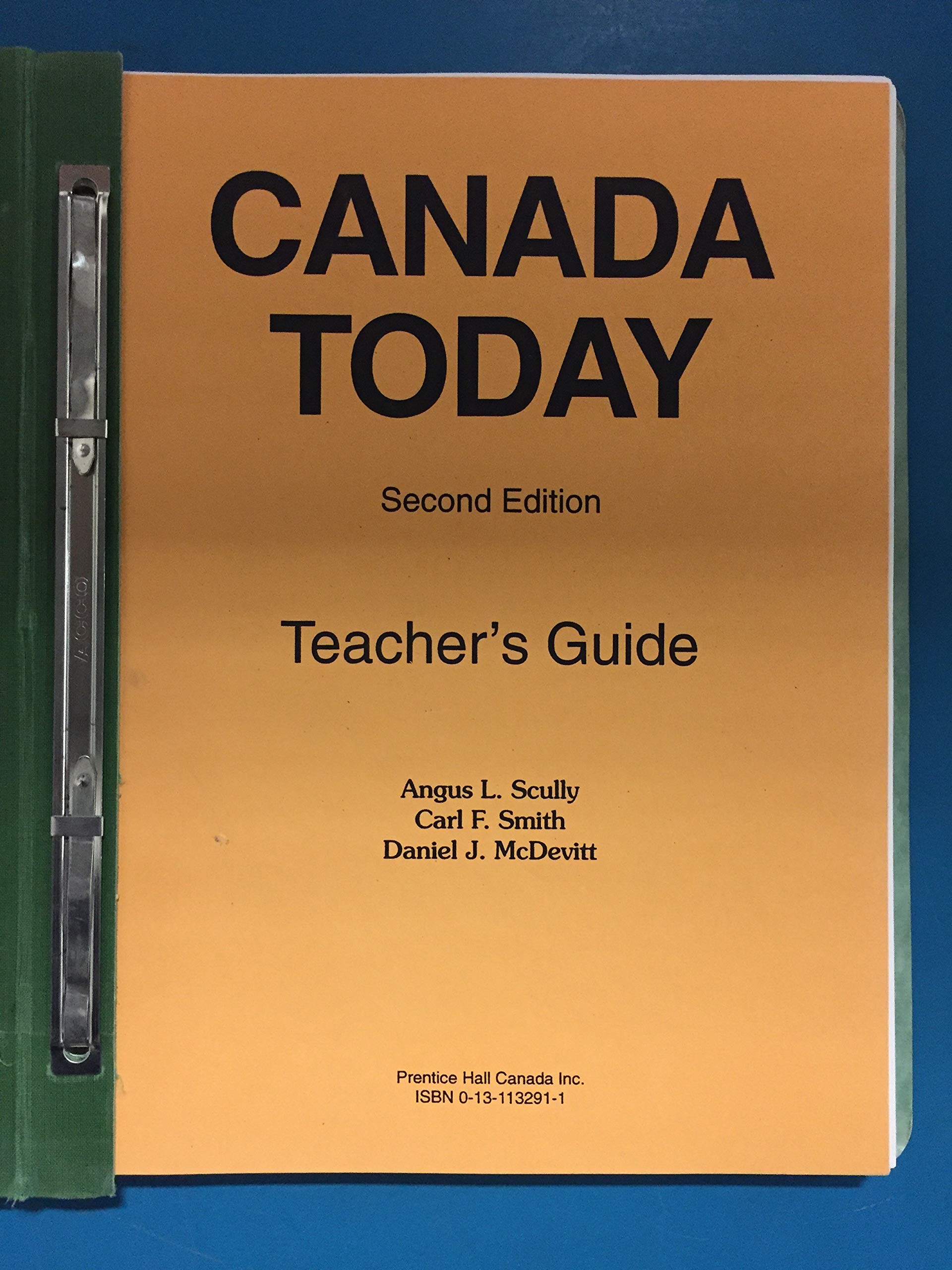 Canada Today Teachers Guide (Paperback)