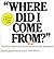 { [ WHERE DID I COME FROM? ] } Mayle, Peter ( AUTHOR ) Dec-01-2000 Paperback