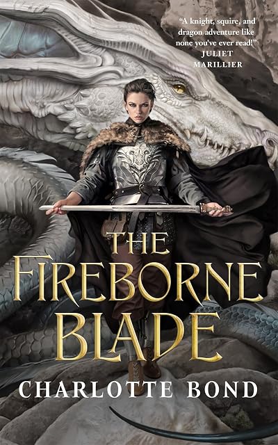 Portada de The Fireborne Blade, de Charlotte Bond