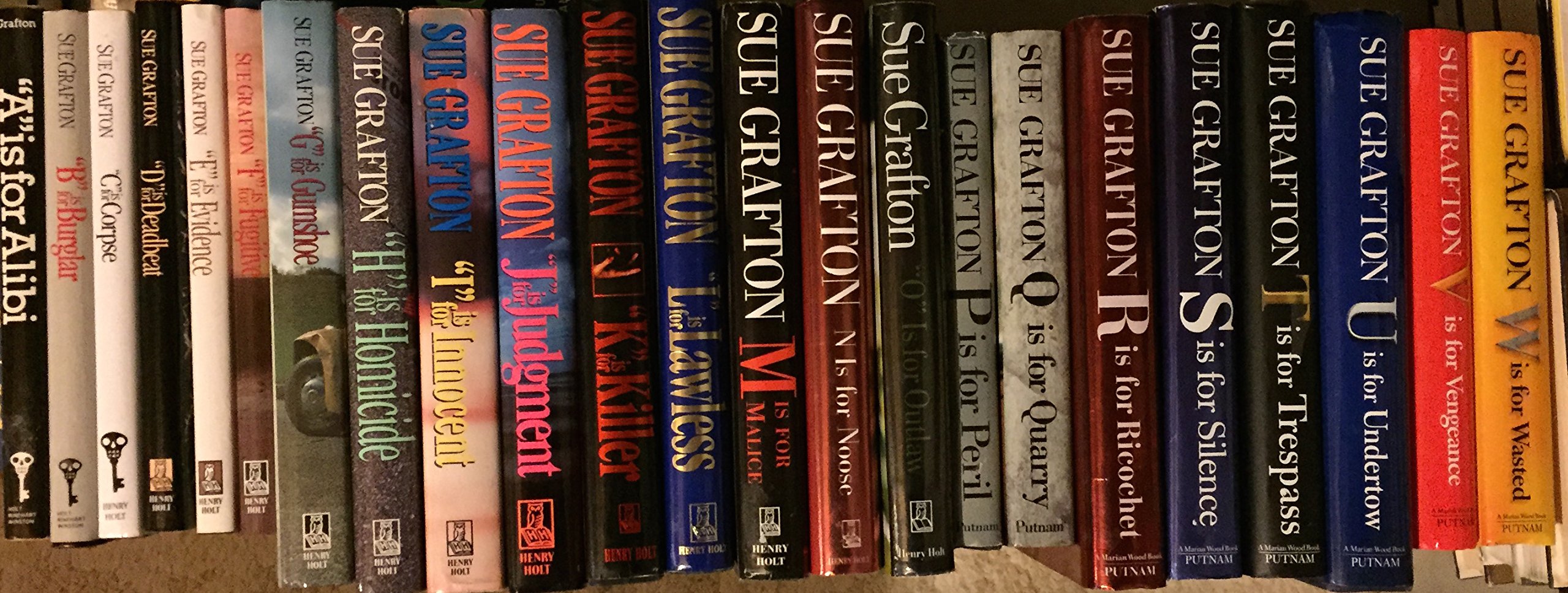Kinsey Millhone Complete 23 Hardcover Novel Series Set A-W by Sue Grafton (Hardcover)
