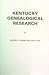 Kentucky Genealogical Research