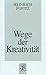 Wege der Kreativität by Heinrich Popitz