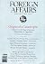 Foreign Affairs March/April 1995 by James Hodge Jr.