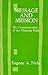Message and mission: The communication of the Christian faith by Eugene Albert Nida (1975-01-01)