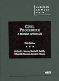By Richard Marcus Marcus, Redish, Sherman, and Pfander's Civil Procedure: A Modern Approach, 5th (American Casebook Se (5th Edition)