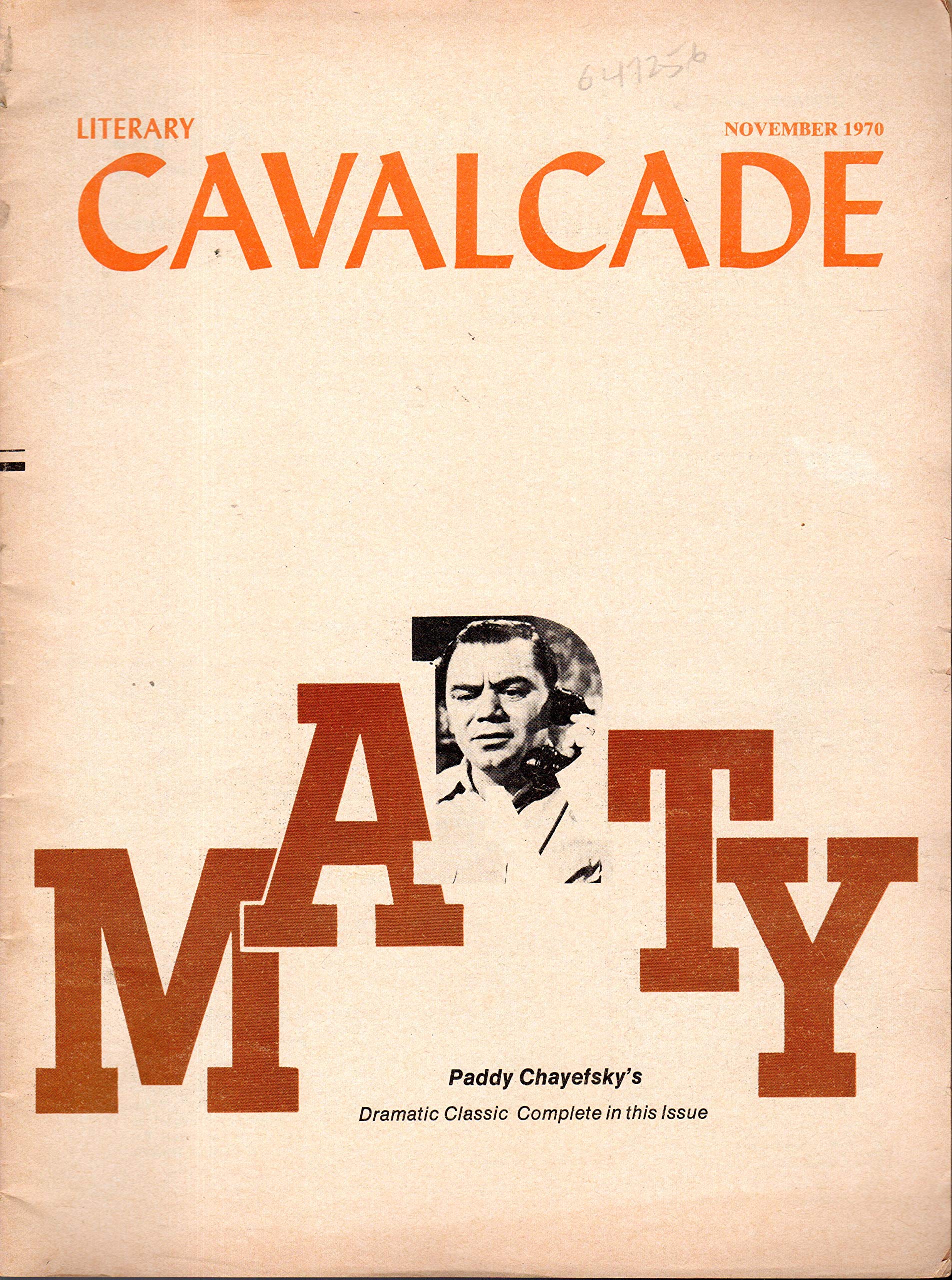 Literary Cavalcade, Volume 23, No. 2: November, 1970 (Paperback)
