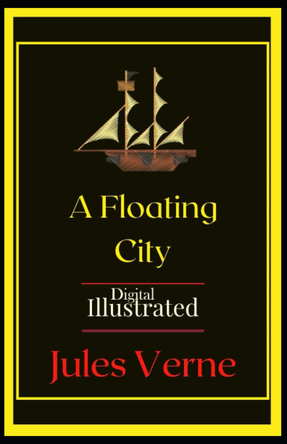 A Floating City: Digital Illustrated
