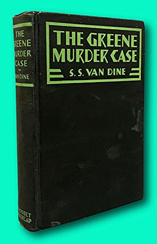 Rare Photoplay Edition S. S. Van Dine The Greene Murder Case Grosset & Dunlap 1928 [Hardcover] S. S. Van Dine