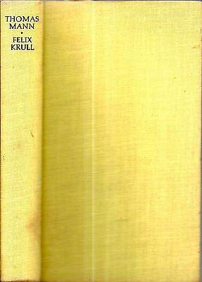 1957 GERMAN DEUTSCH THOMAS MANN BEKENNTNISSE DES HOCHSTAPLERS FELIX KRULL [Hardcover] THOMAS MANN