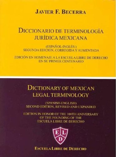 Diccionario de Terminologia Juridica Mexicana