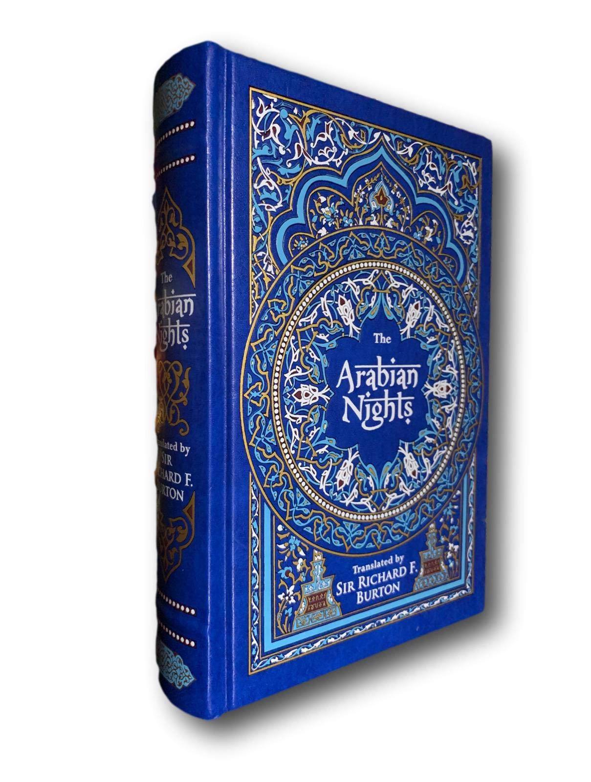 Rare The Arabian Nights - Richard Burton Illustrated Leather Bound Hardback 1st Print (Hardcover)
