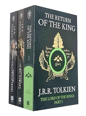 J.R.R. Tolkien Lord of the Rings Series Collection 3 Books Set