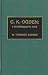 C.K. Ogden: a Bio-Bibliographic Study by W. Terrence Gordon (1990-03-01)