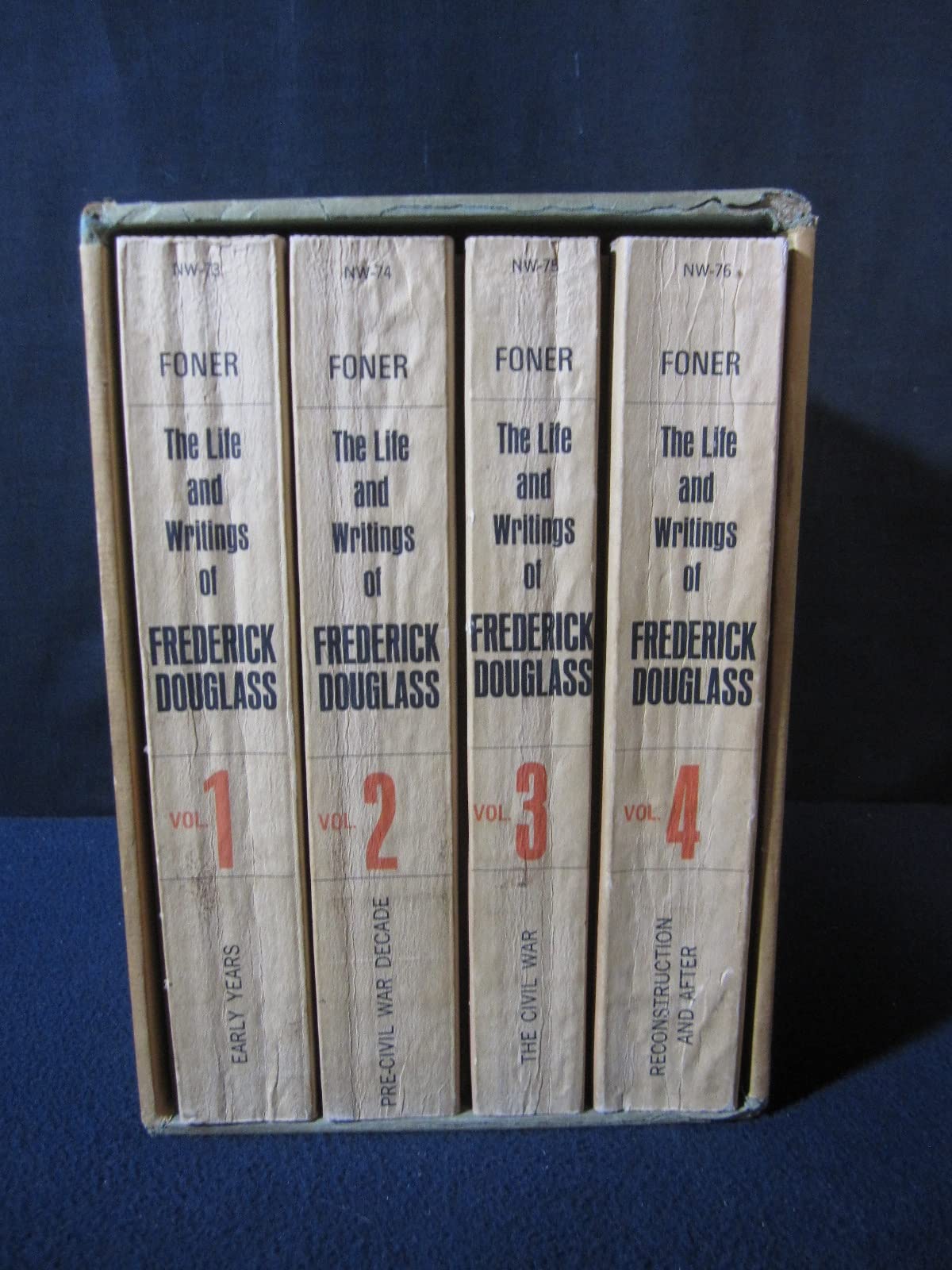 The Life and Writings of Frederick Douglass, Vol. 1–4 (Paperback)