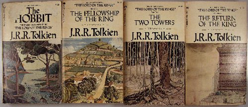 Hobbit and Lord of the Rings Trilogy - Boxed Set of 4 Books