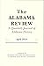 The Alabama Review by William F. Trimble