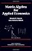 Matrix Algebra for Applied Economics by Searle, Shayle R., Willett, Lois Schertz 1st edition (2001) Hardcover