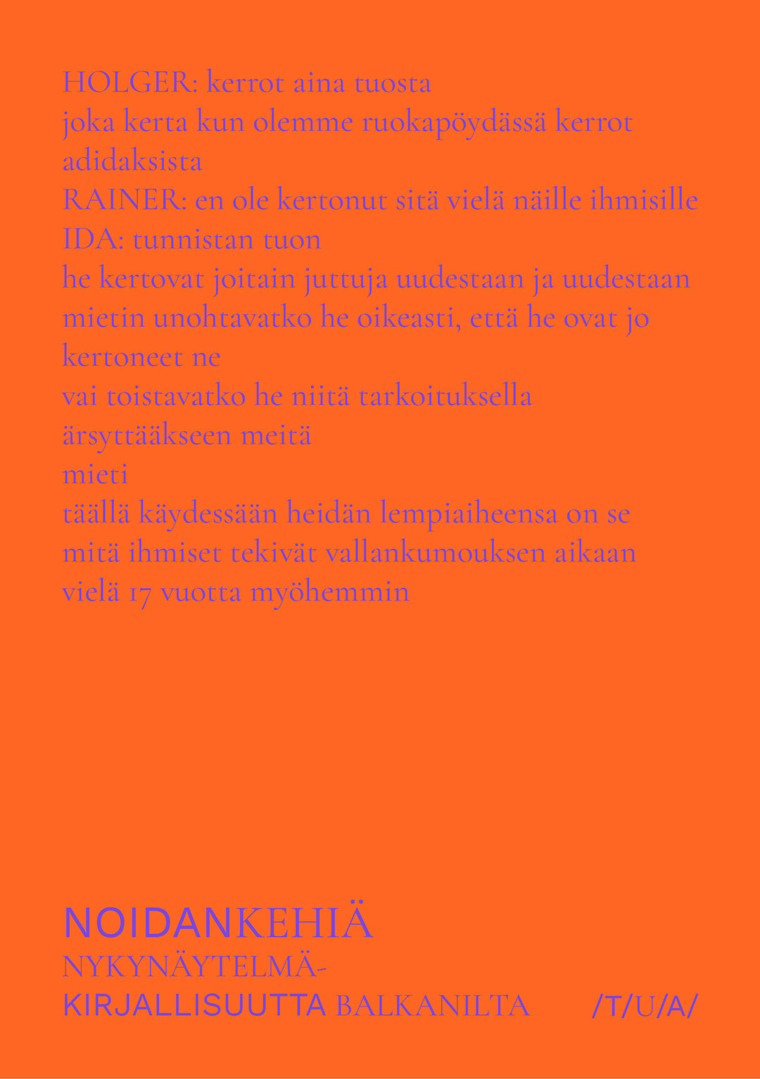 Noidankehiä - Nykynäytelmäkirjallisuutta Balkanilta (Paperback)