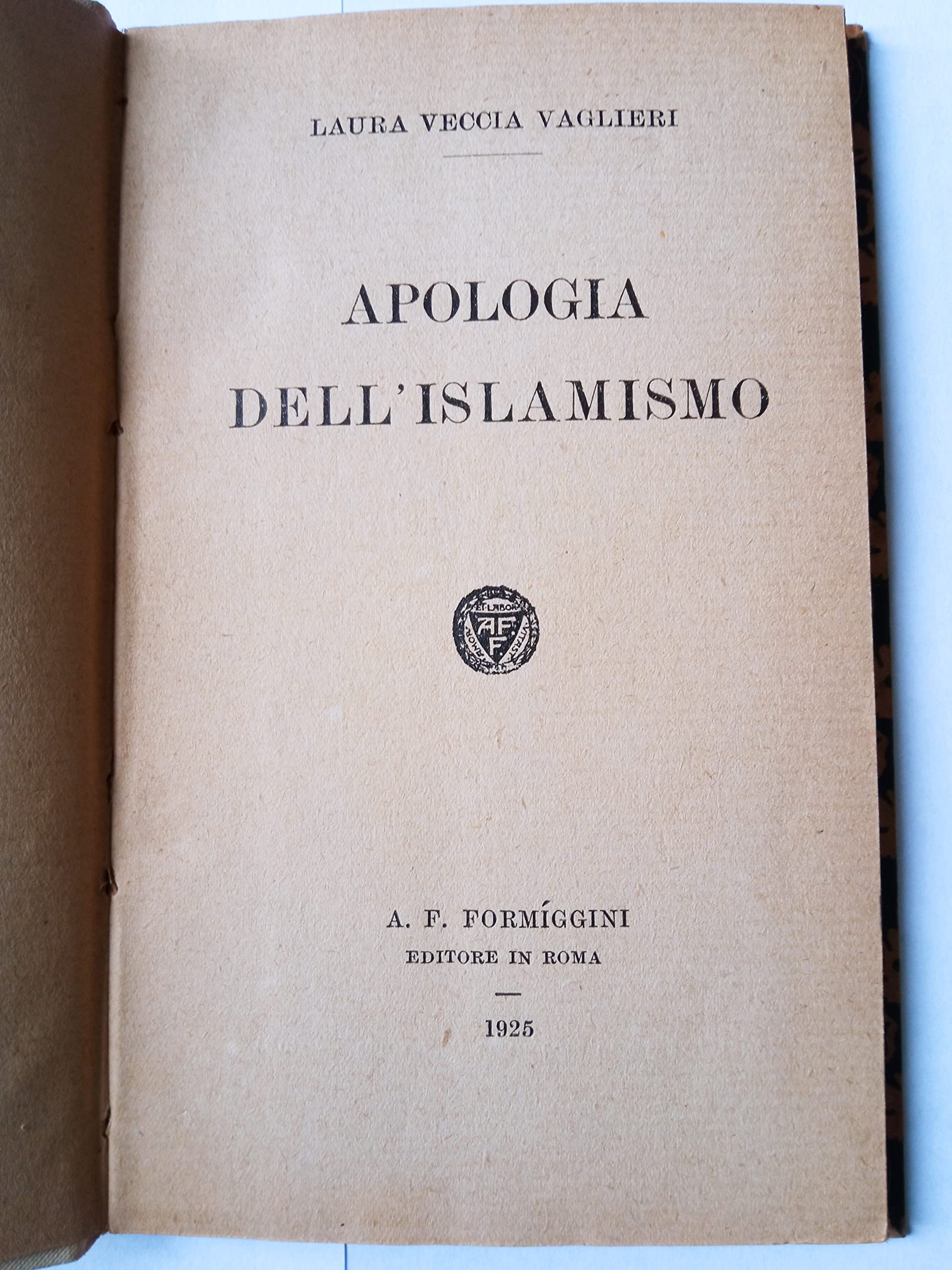 Apologia dell'Islamismo (Hardcover)