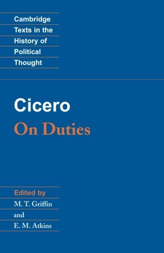 Cicero: On Duties (Cambridge Texts in the History of Political Thought) ( Paperback ) by Cicero, Marcus Tullius published by Cambridge University Press