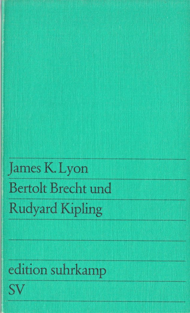 Bertolt Brecht und Rudyard Kipling (Paperback)