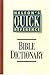 Nelson's Quick Reference Bible Dictionary: Nelson's Quick Reference Series by William Smith (1993-06-02)
