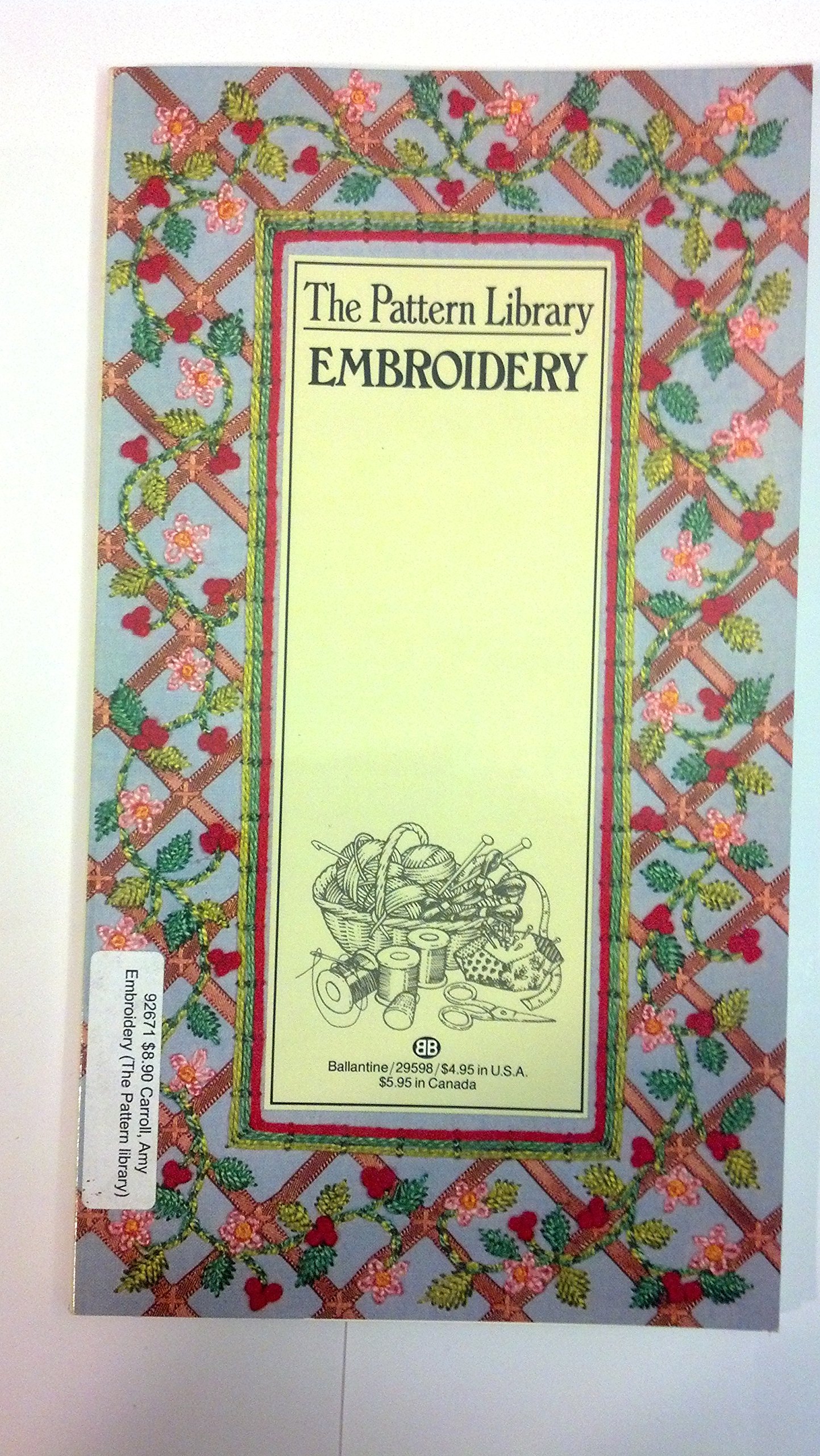 The Pattern Library, Embroidery (Paperback)