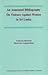 An Annotated Bibliography o...
