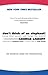 Don't Think of an Elephant: Know Your Values and Frame the Debate by George Lakoff (1990) Paperback