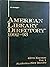 American Library Directory,...