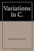 Variations in C. by Steve Schustack (1985-11-30)