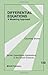 Differential Equations: A Modeling Approach (Quantitative Applications in the Social Sciences) 1st edition by Brown, Courtney (2007) Paperback