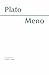 Meno (Hackett Classics) 2nd ,2 edition by Plato (1980) Paperback