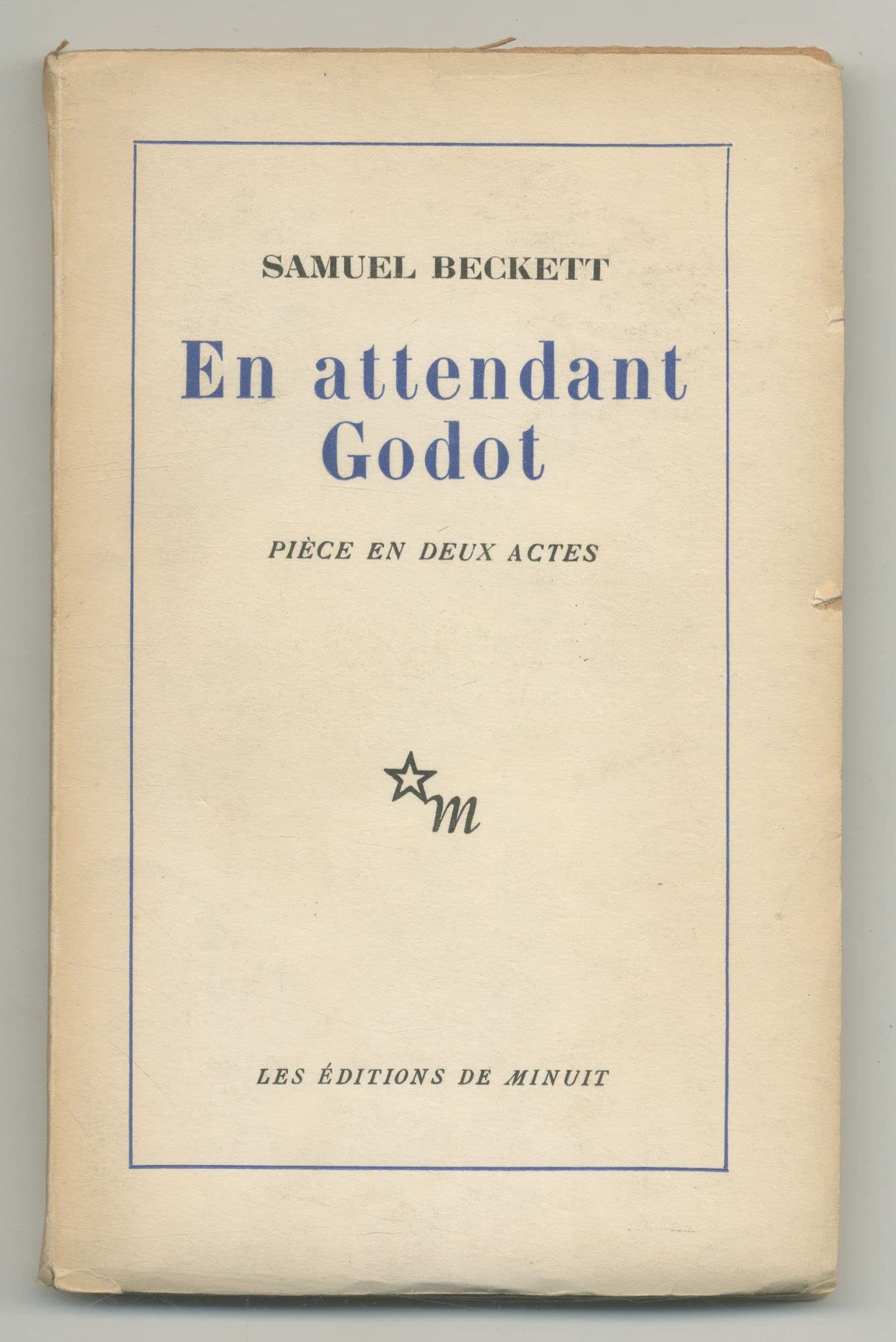 En attendant Godot. Piece en deux actes