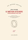 Le métier d'écrir...