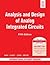 Analysis and Design of Analog Integrated Circuits