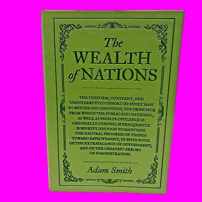 Collectible Deluxe THE WEALTH of NATIONS Flexi Bound Faux Leather Collectible Book BRAND NEW [Paperback] Adam Smith