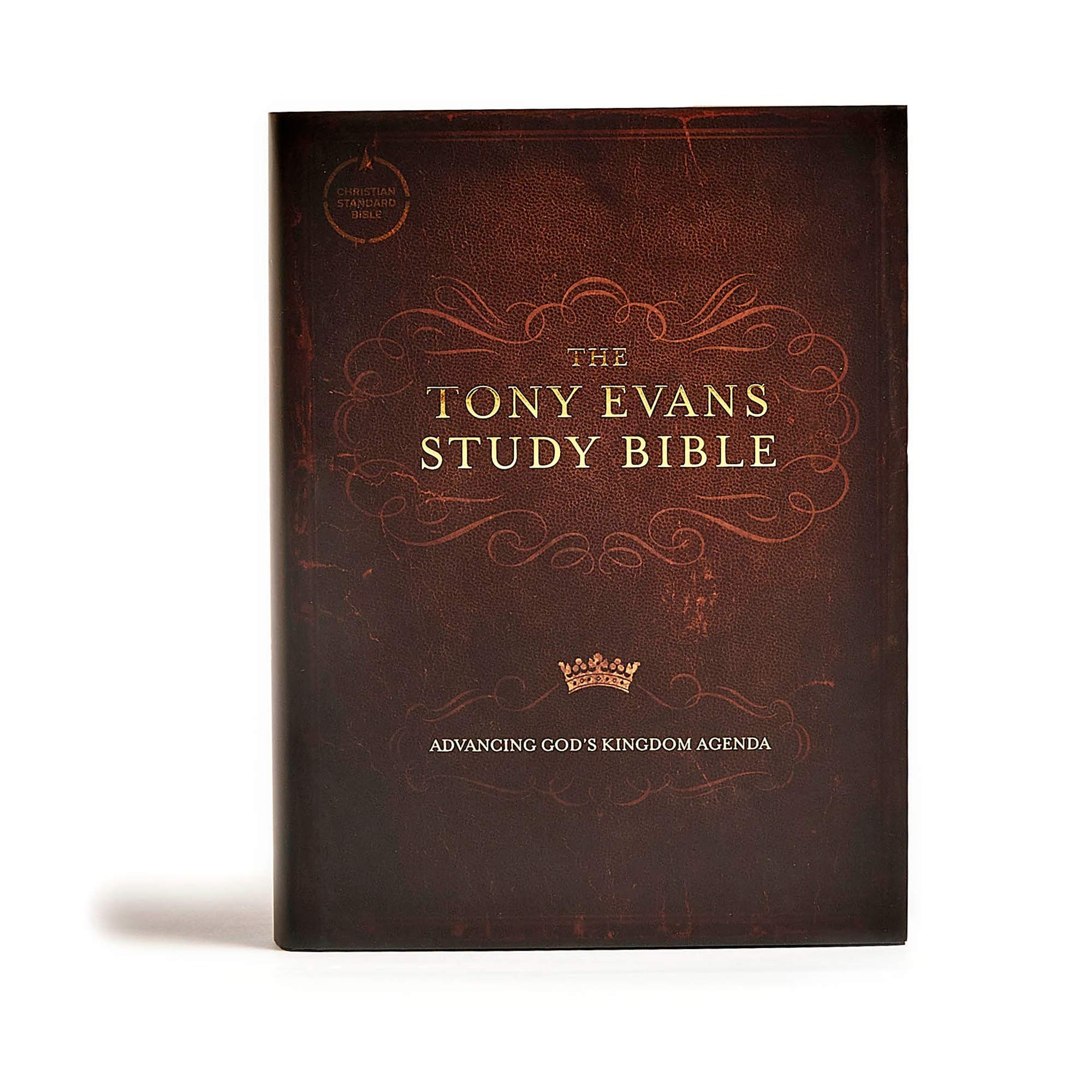 CSB Tony Evans Study Bible, Hardcover, Black Letter, Study Notes and Commentary, Articles, Videos, Charts, Easy-to-Read Bible Serif Type (Hardcover)
