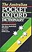 The Australian Pocket Oxford Dictionary
